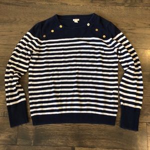 J Crew Striped Sweater